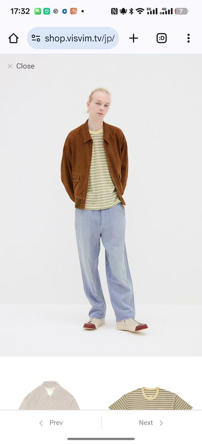VISVIM 25AW ALPER PANTS DMGD
