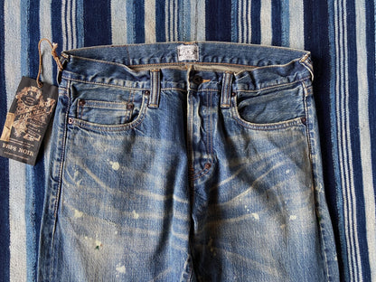vintage washed denim jeans by prps noir