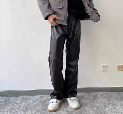 Our Legacy Black Leather Trousers