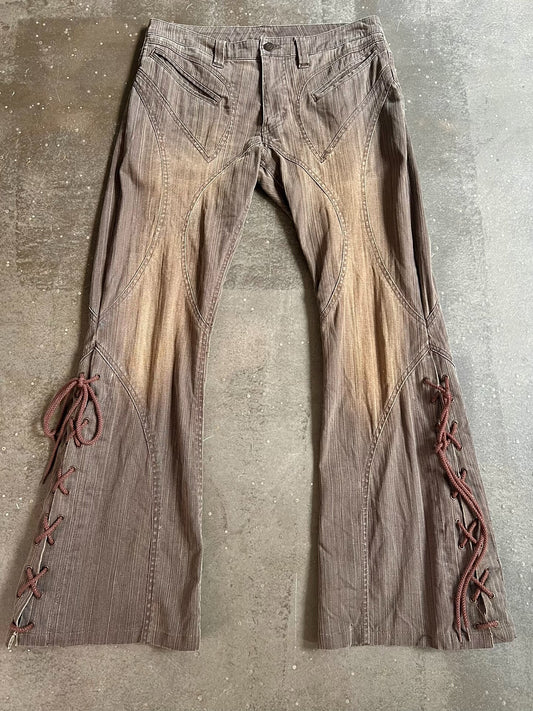 Tornado Mart Bell Bottom Denim Pants