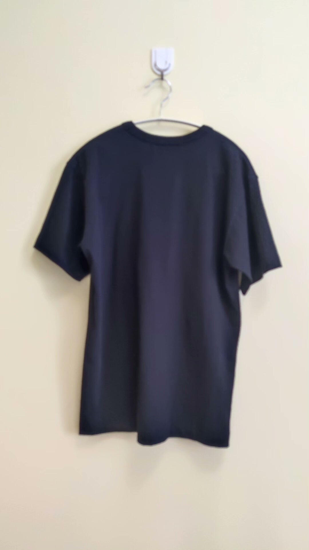 CDG Black Tee with Eye Pattern