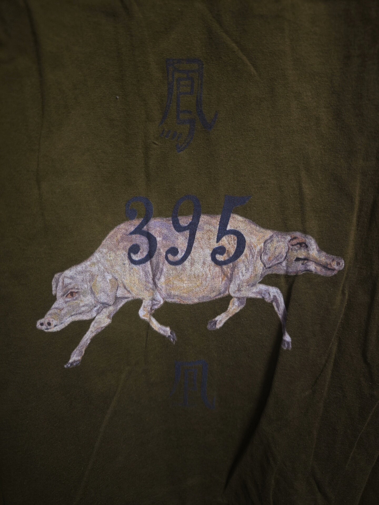 ziggy chen phoenix graphic short sleeve tee