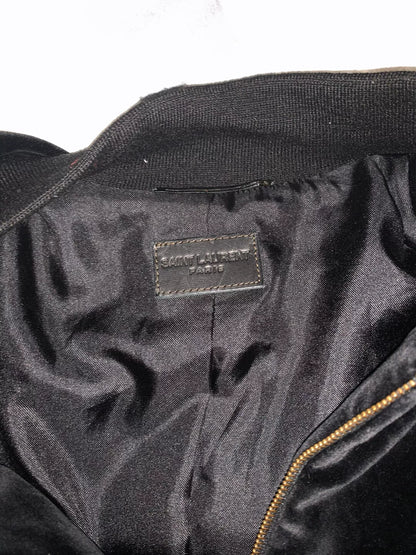 Saint Laurent Velvet Bomber Jacket