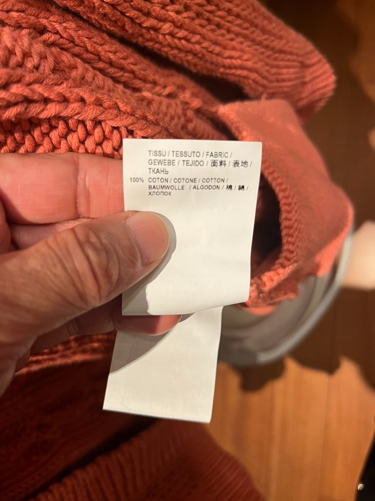 Saint Laurent Gradient Cable-Knit Hooded Cardigan