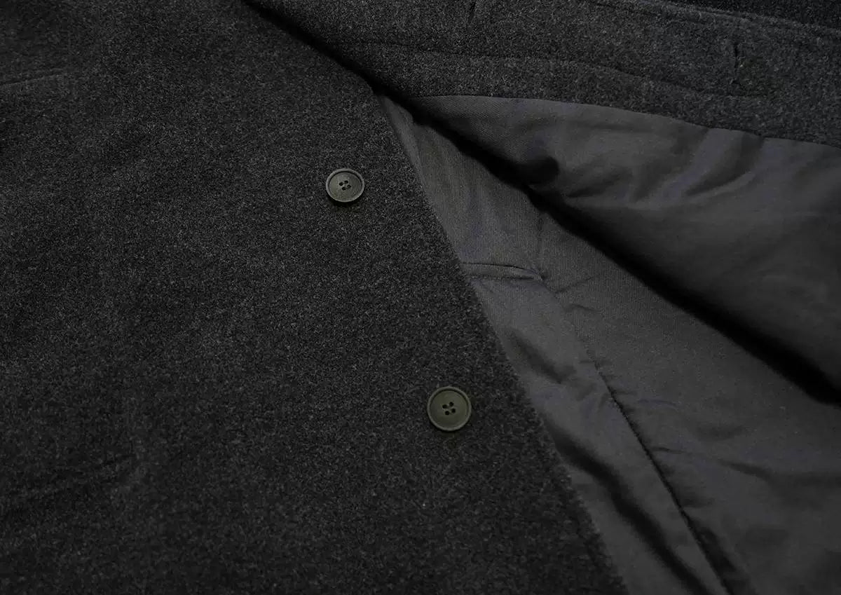 schnayderman's black merino wool coat
