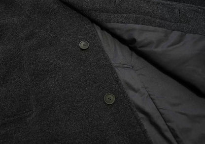 schnayderman's black merino wool coat