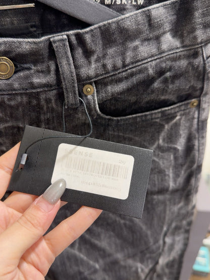 Saint Laurent Black Wave Denim Pants