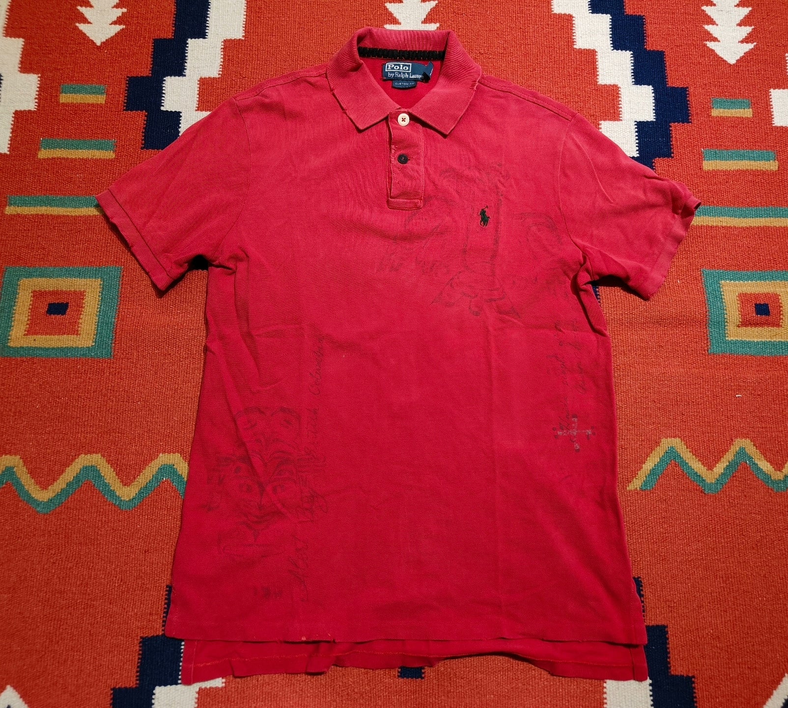 RRL Vintage Navajo Southwest Polo