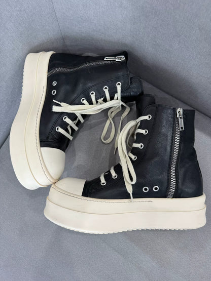 rick owens high-top platform sneakers size 40