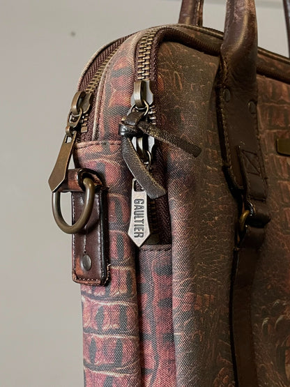 vintage 90s dragon print backpack by Gaultier