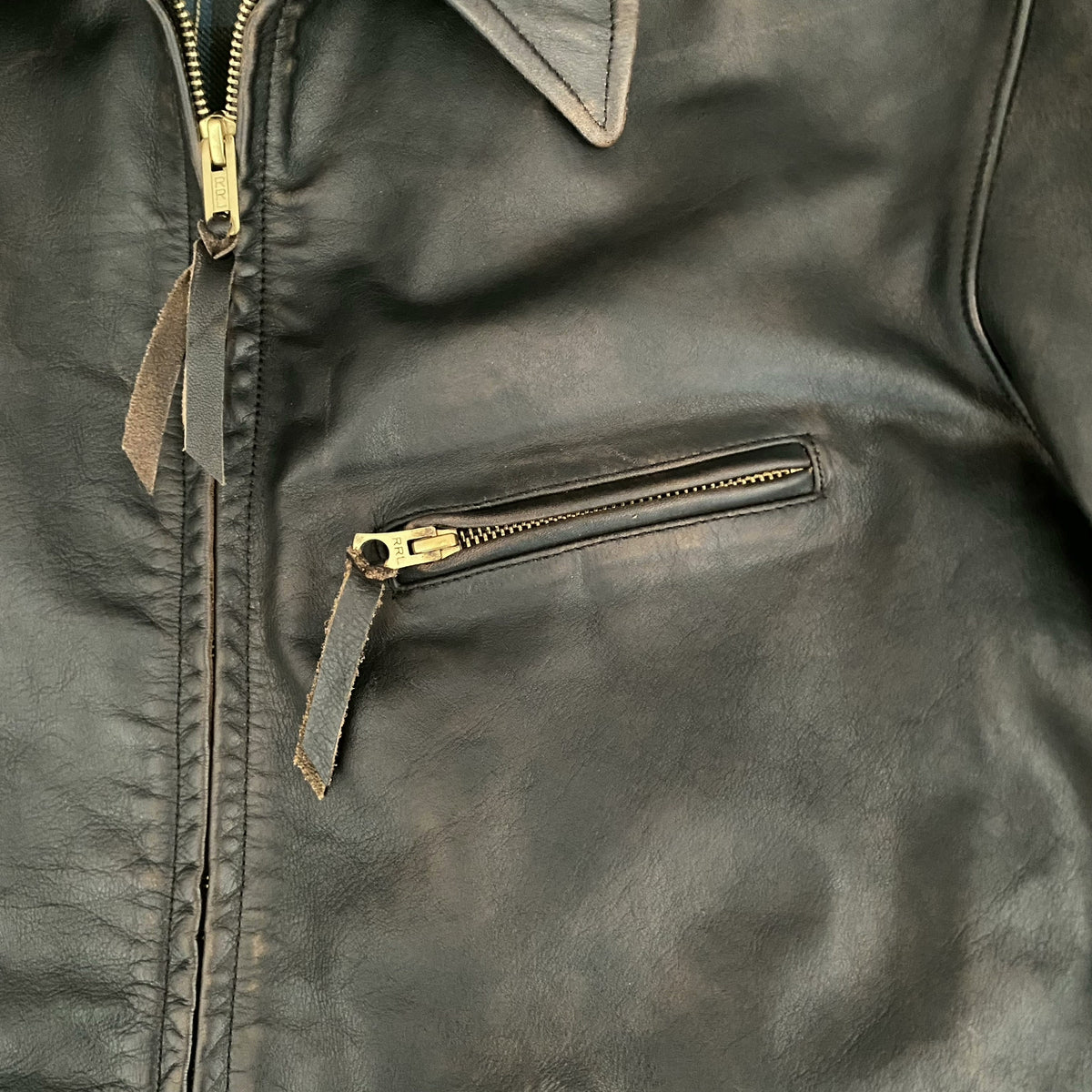 Ralph Lauren RRL 1930s Leather Moto Jacket