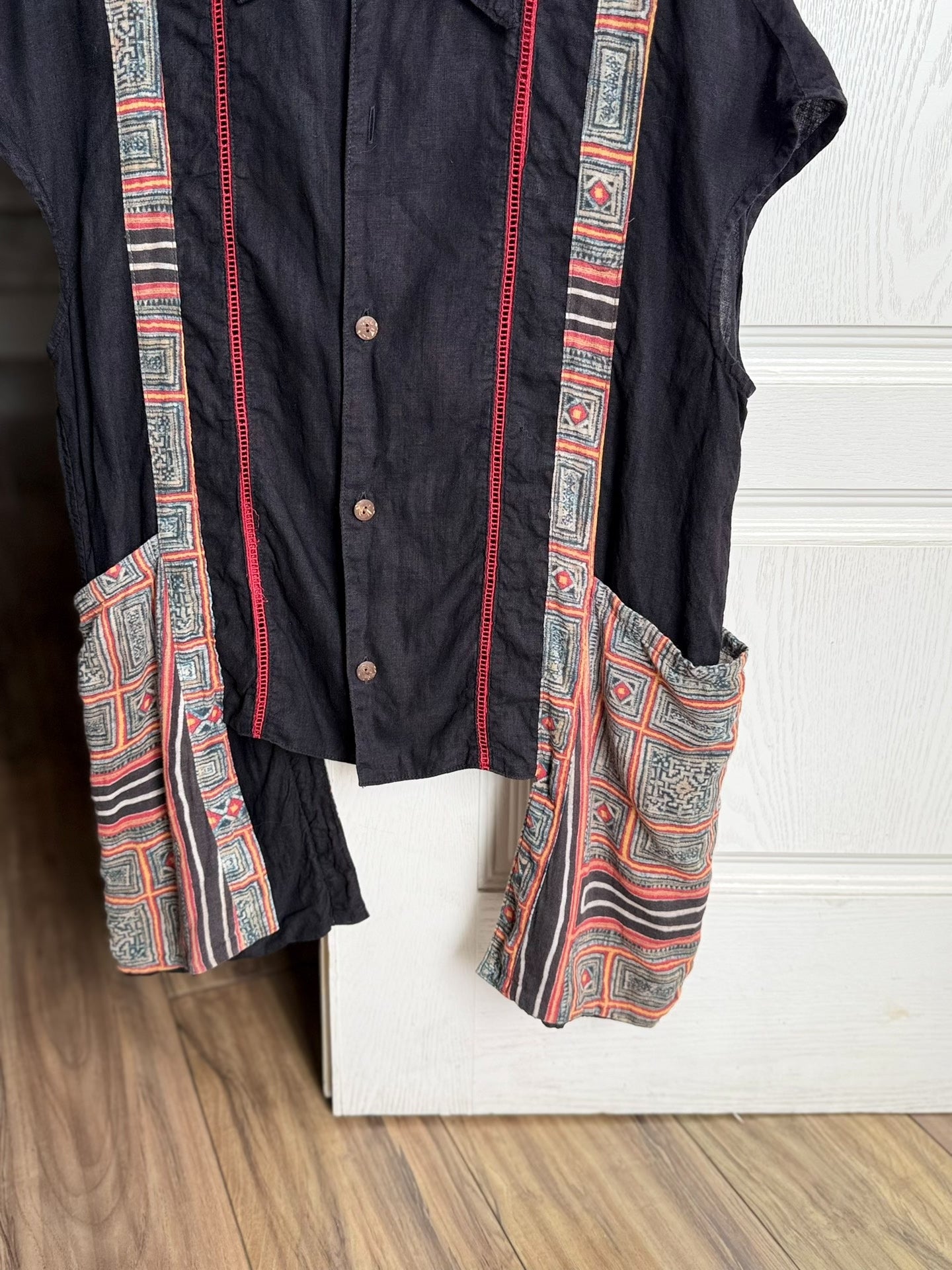 Kapital Cotton-Linen Short-Sleeve Shirt