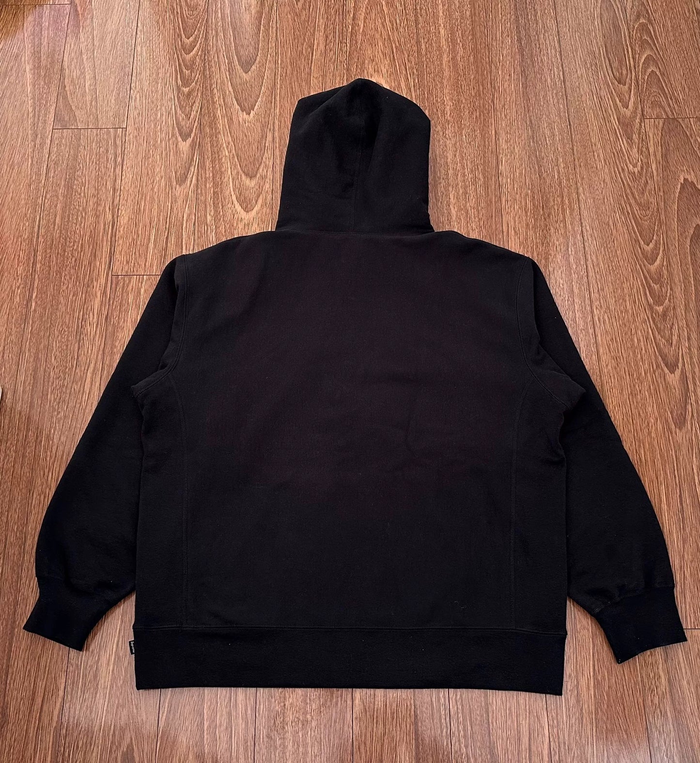supreme box logo hooded sweatshirt black