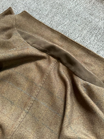 high-quality cashmere silk blend blazer