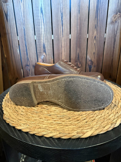 U-tip Leather Shoes with Original Box