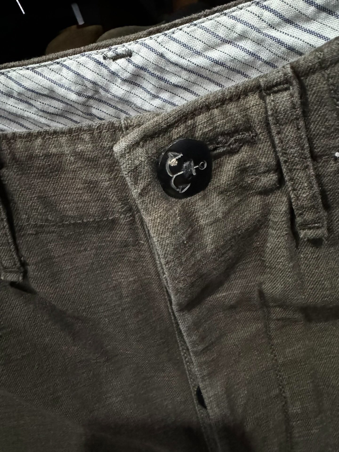 kapital khaki loose work pants