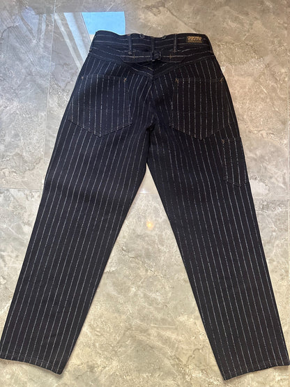 Freewheelers Chain Stripe Parisian Button Pants
