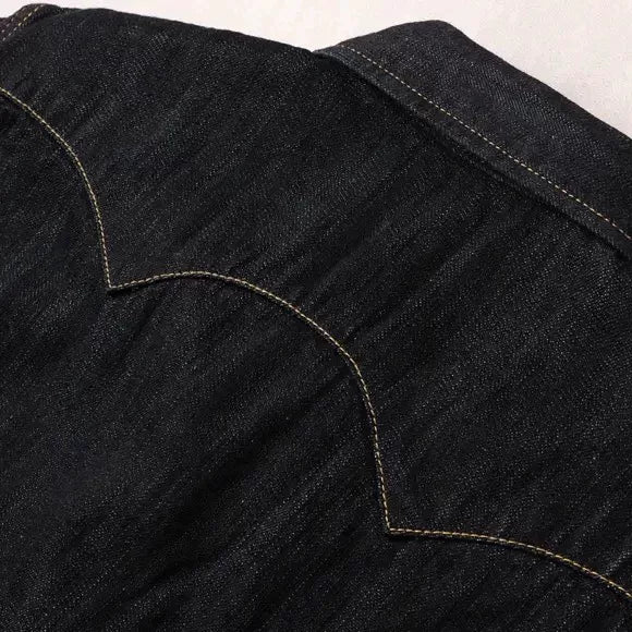 The Flat Head Classic Western Denim Shirt