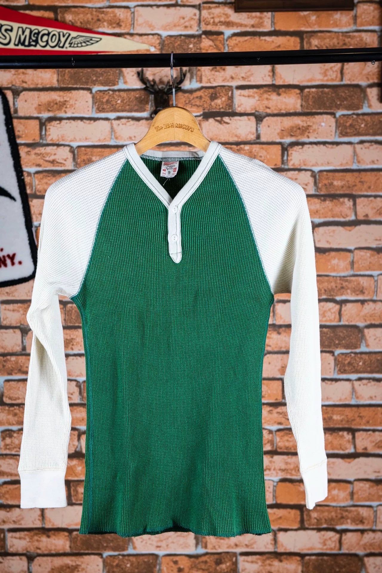Freewheelers V-Neck Waffle Knit