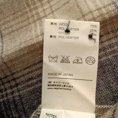 neighborhood 092BENH-SHM02 Wool Plaid Shirt