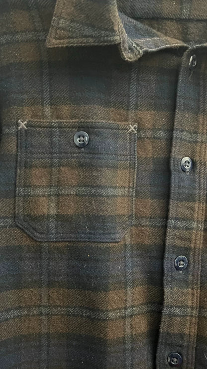 Freewheelers Wool Plaid Shirt 16 Size