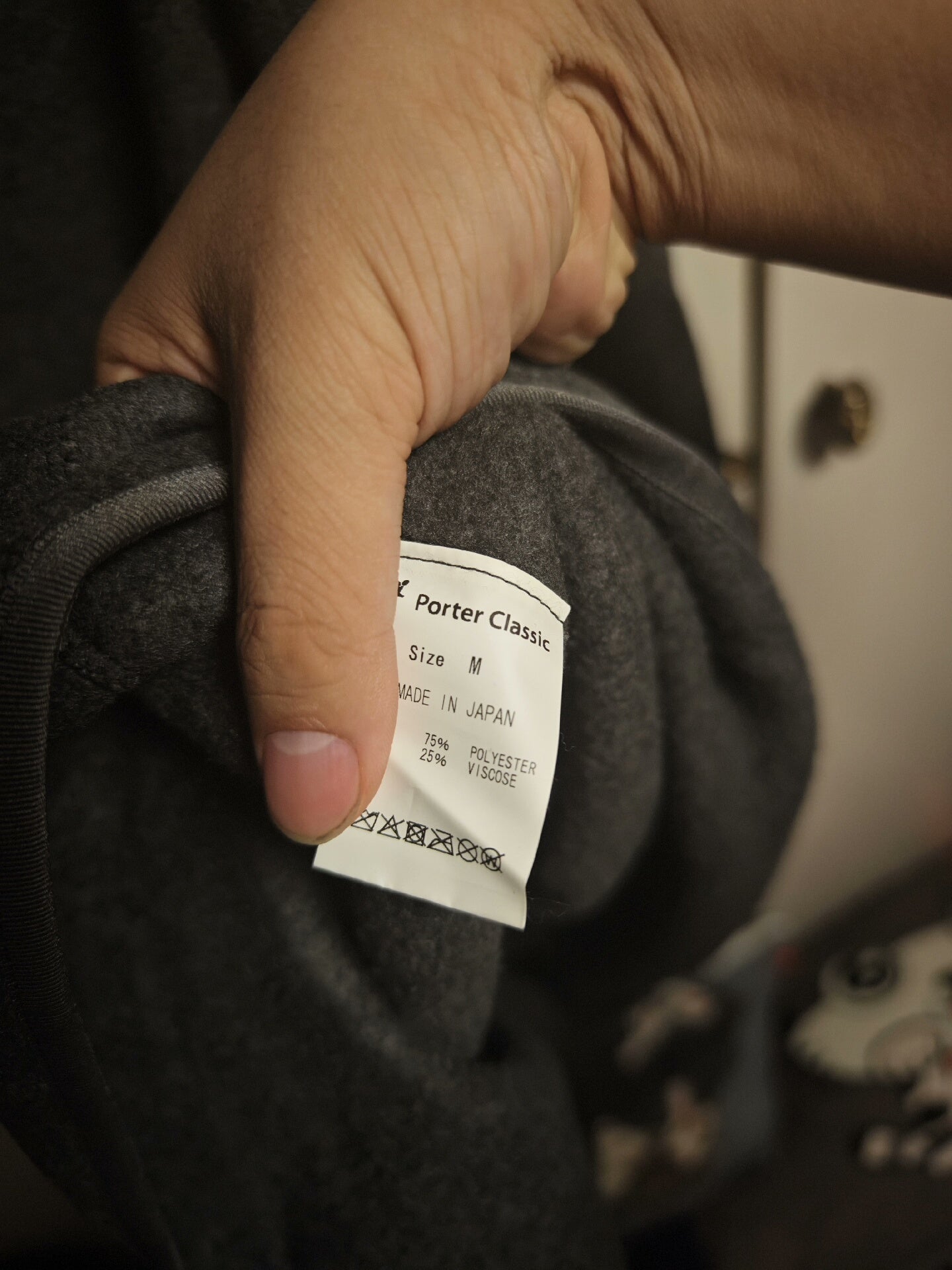 Porter Classic Gray Viscose Polyester Coat