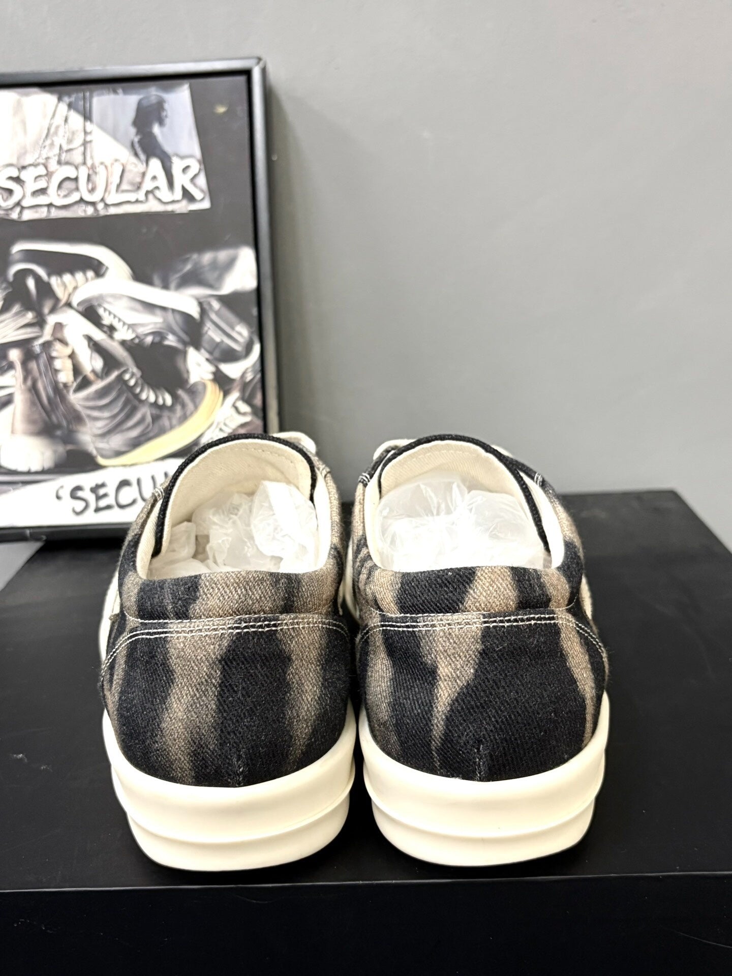 Rick Owens 24FW Canvas Low-Top Sneakers