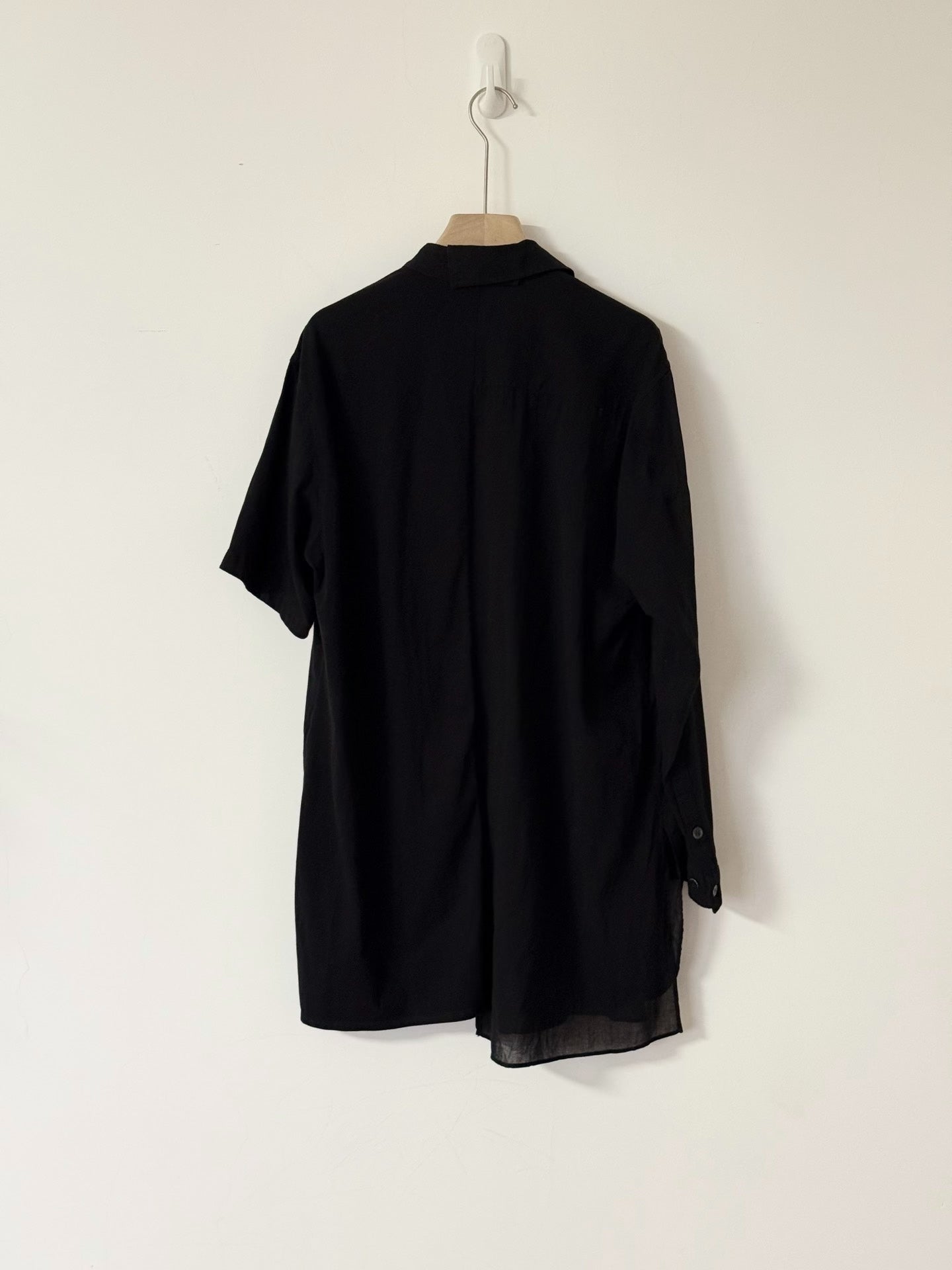 Yohji Yamamoto Deconstructed Asymmetric Long Shirt