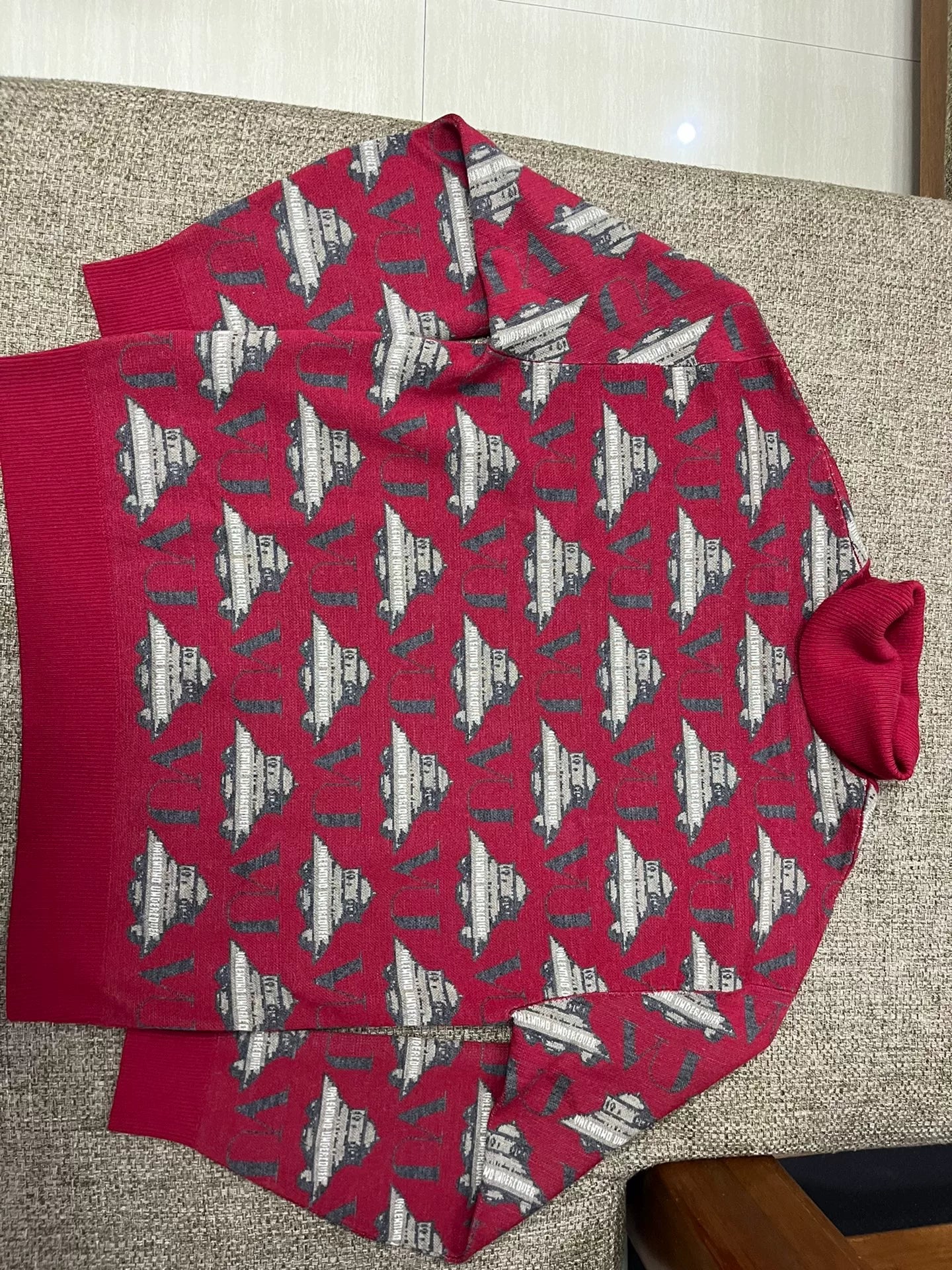 Undercover x Valentino Alien Series Printed Turtleneck Sweater