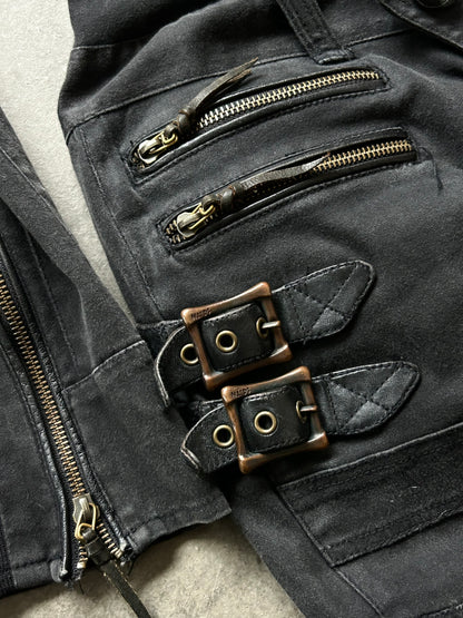 14th Addiction Racer Denim Jumpsuit