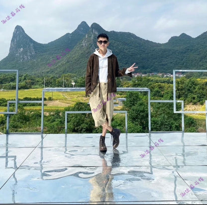 visvim lhamo shirt in dark indigo