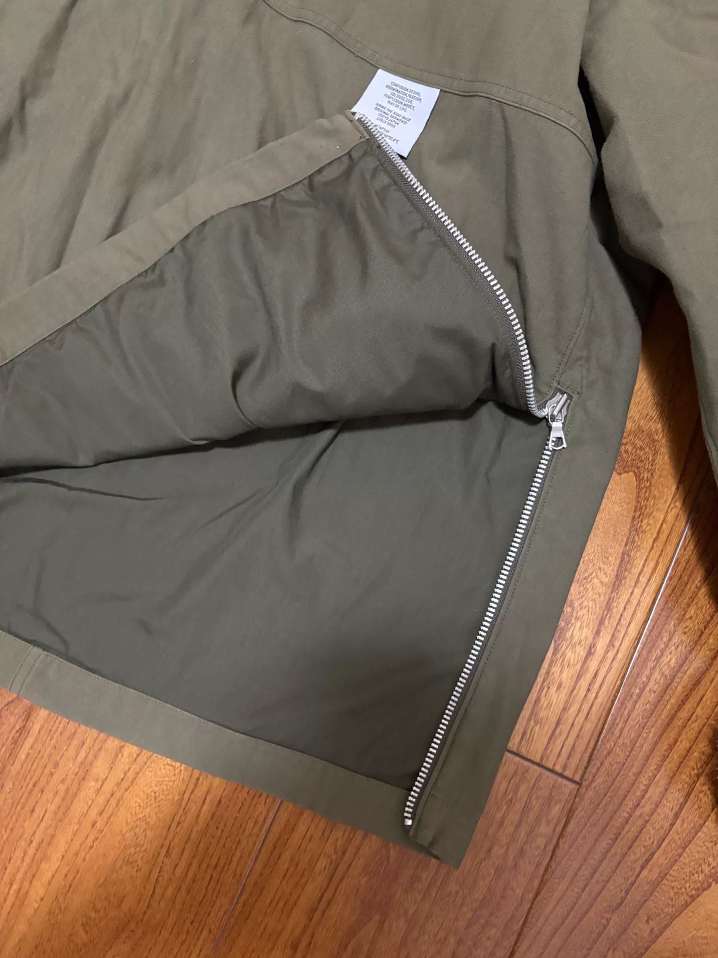 WTAPS Narwhal NYCO Satin Fur Collar Jacket