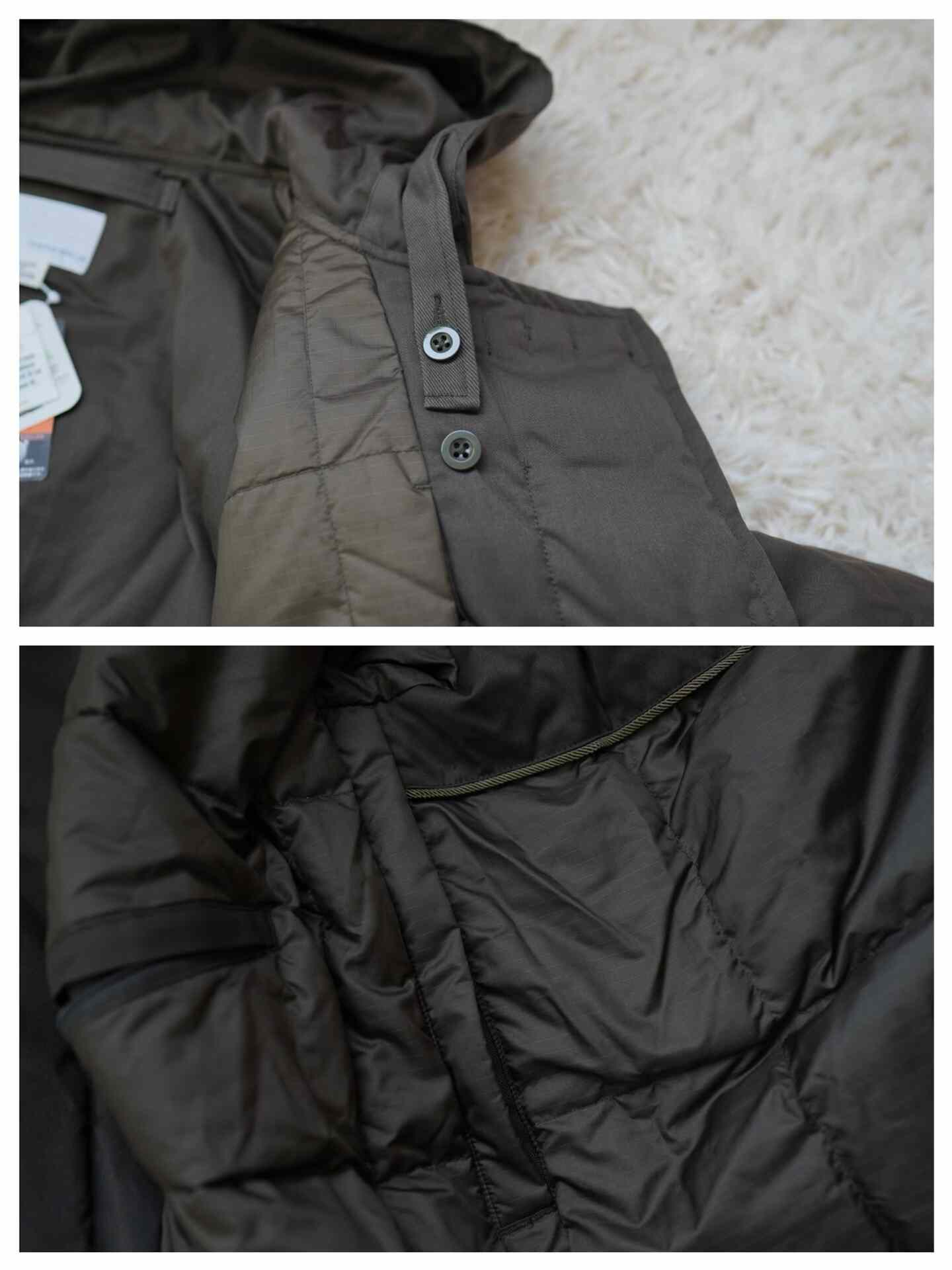 nanamica SUBF977 Wool Down Long Coat