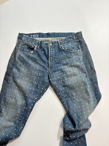 VISVIM 01.2D5 Polka Dot Jeans