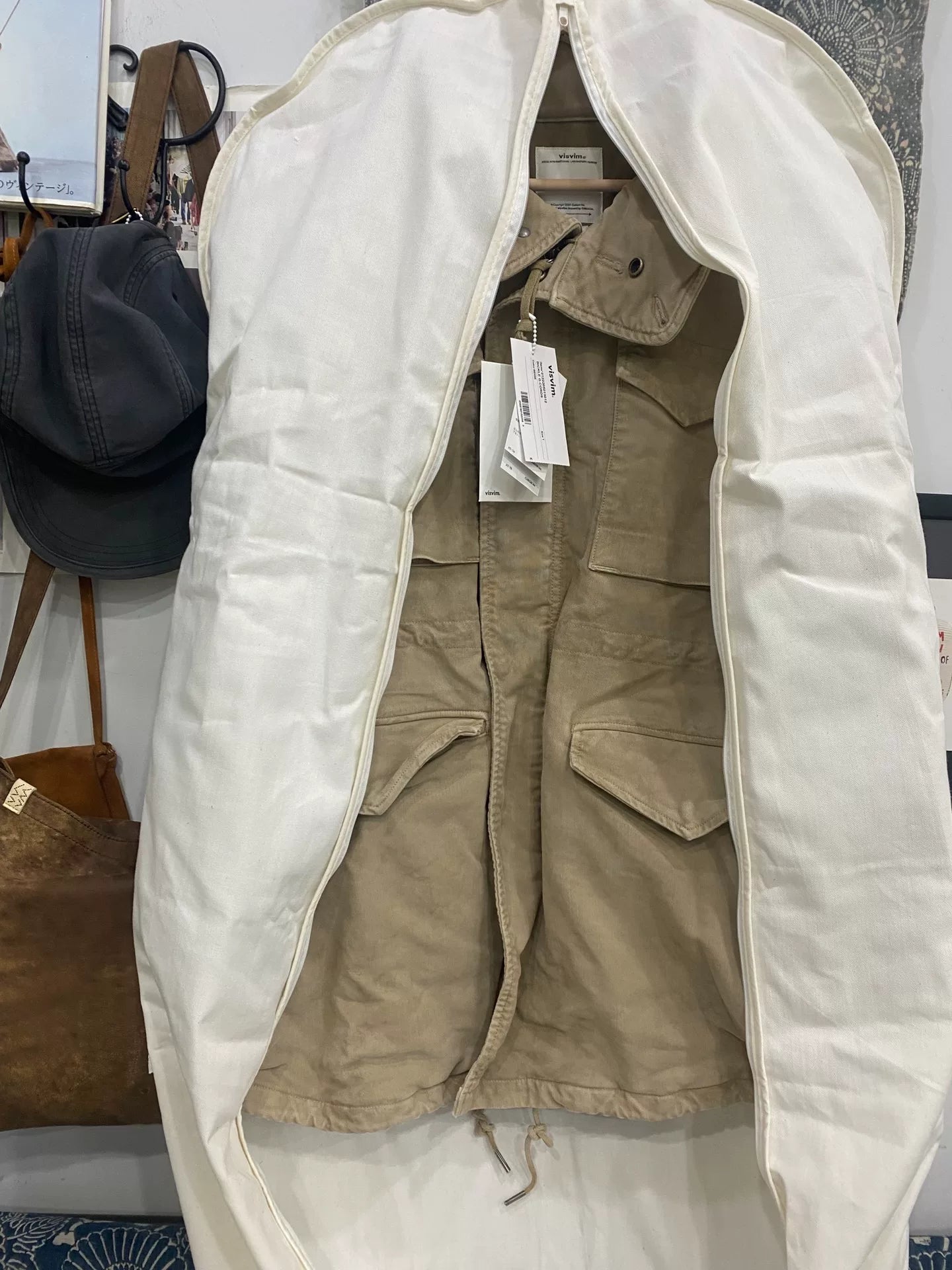 visvim bickle G.cords parka m65 jacket
