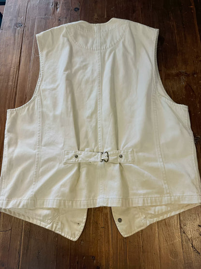 RRL Beige Utility Vest