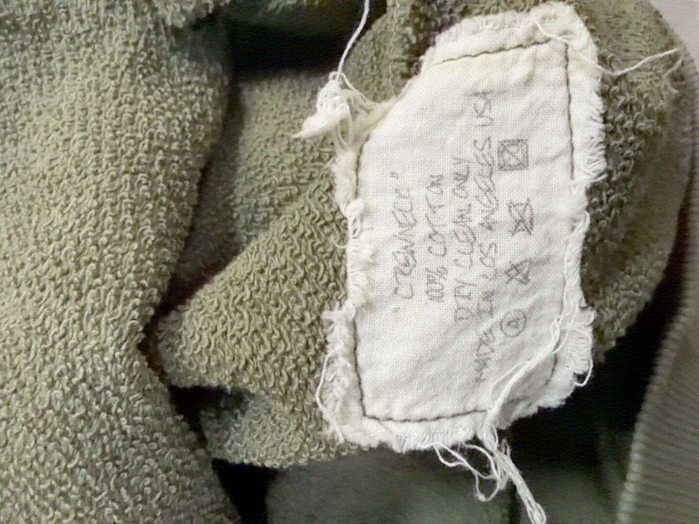 vintage Green Cotton Sweatshirt