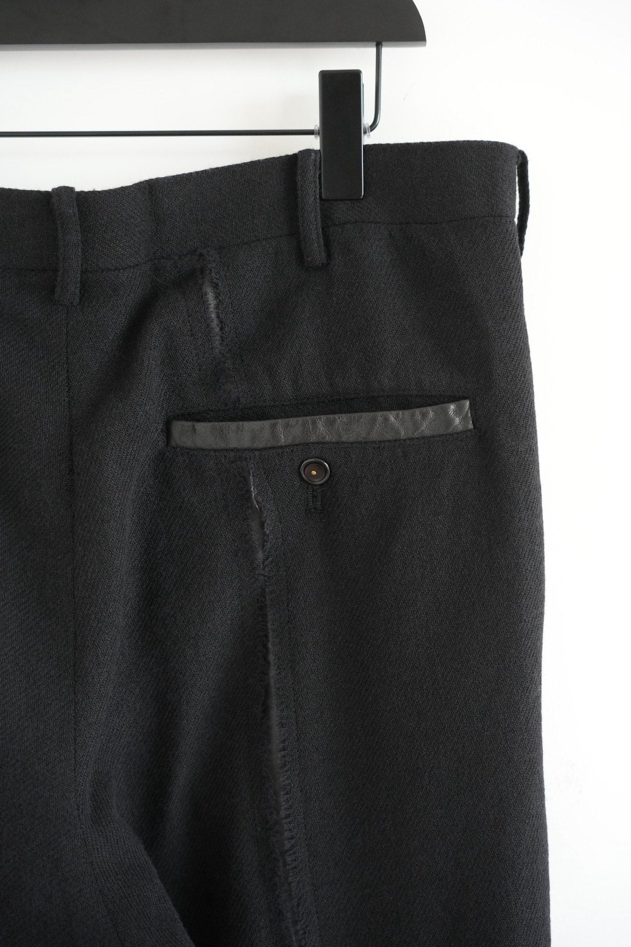 Yohji Yamamoto 05AW Ripped Leather Trousers