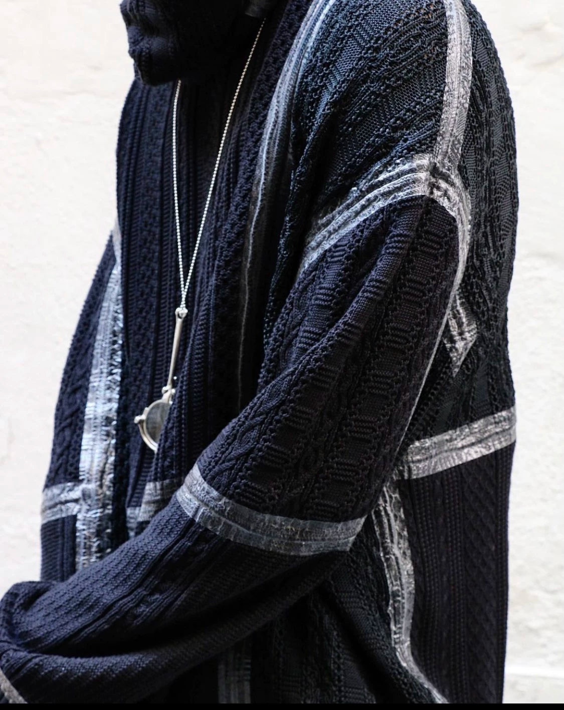 black turtleneck sweater by takahiro miyashita