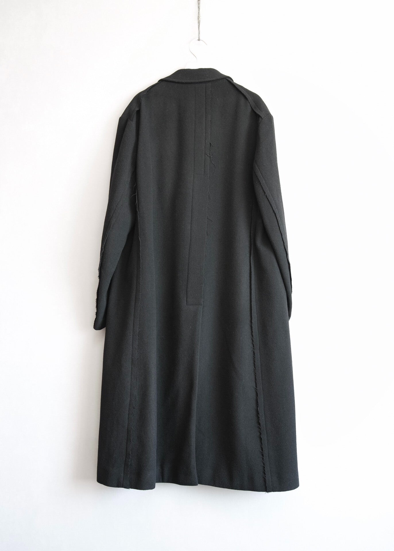 yohji yamamoto wool long coat