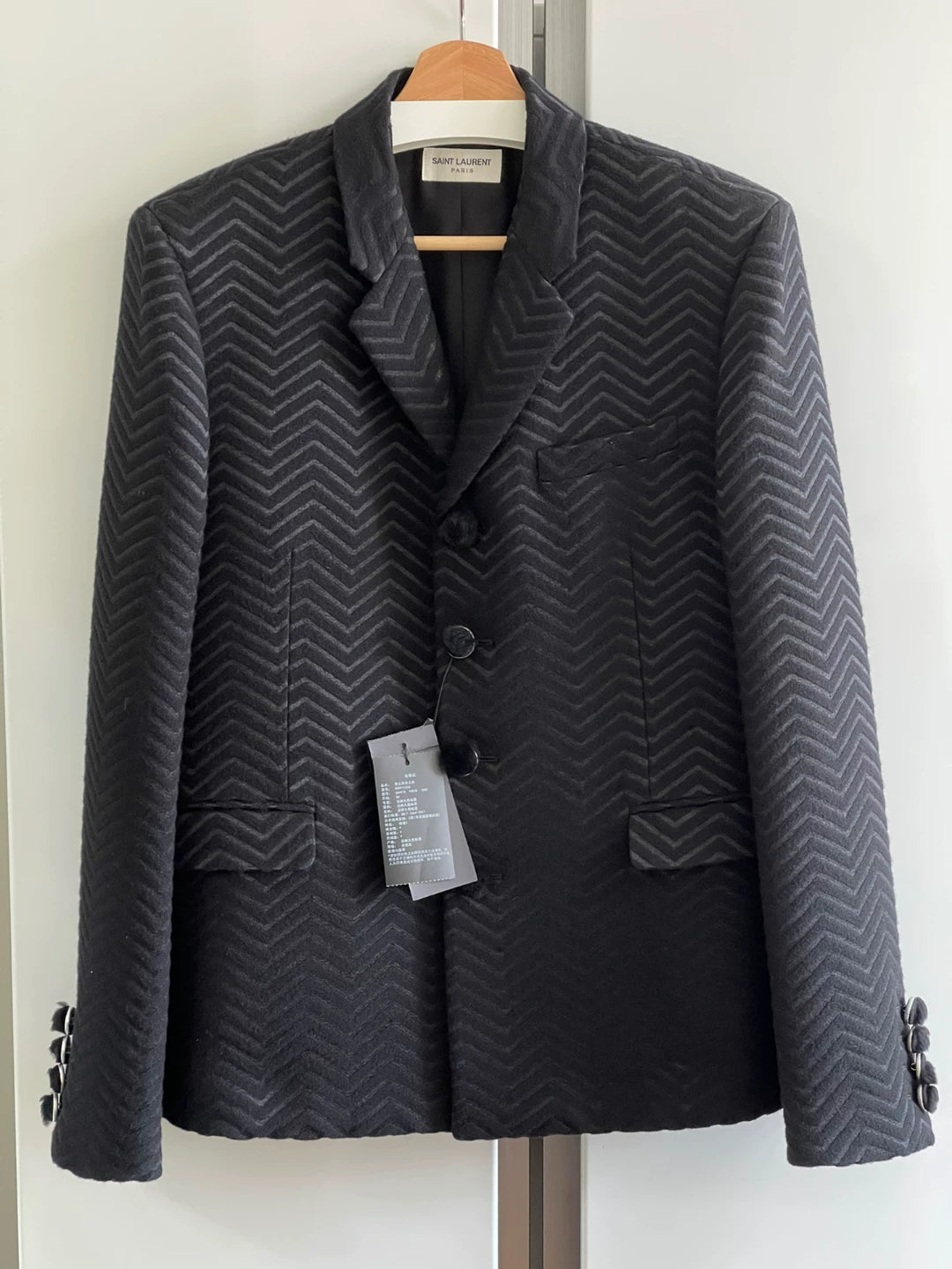Saint Laurent 2019 Runway Black Blazer