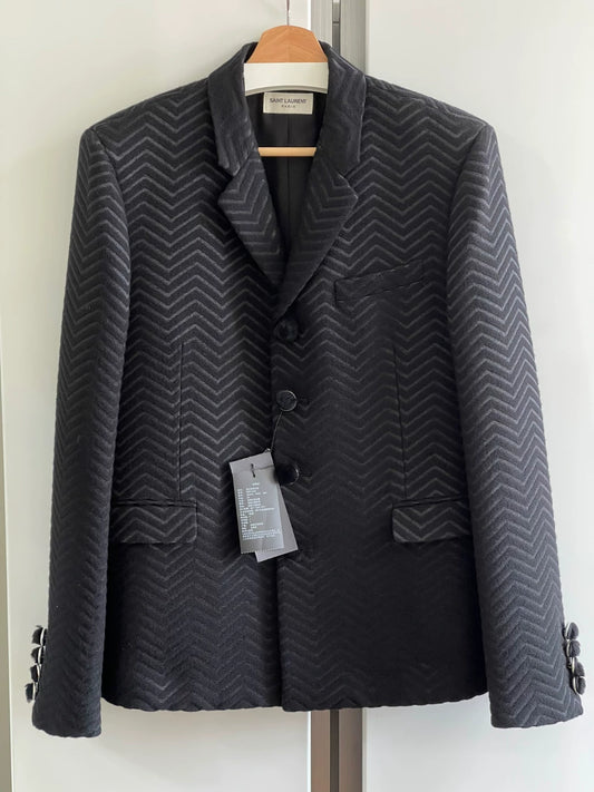Saint Laurent 2019 Runway Black Blazer