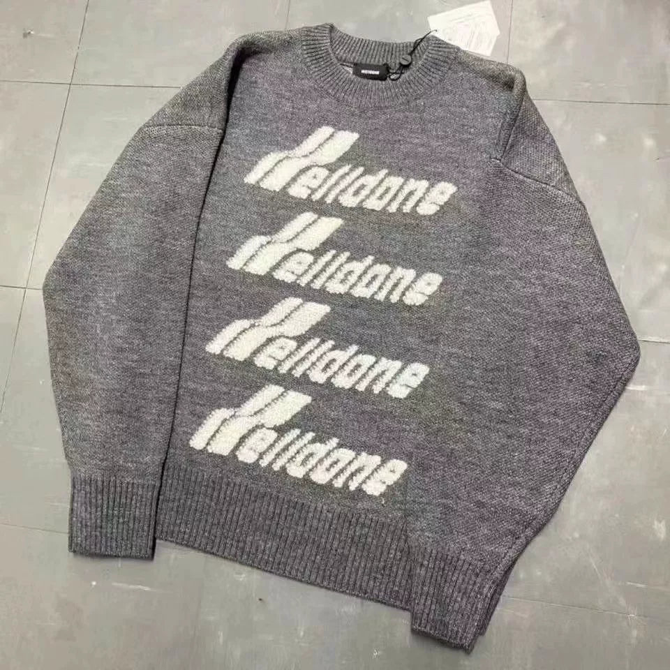 Welldone Graphic Knit Sweater