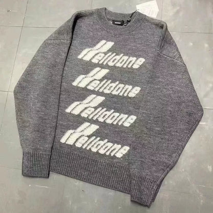 Welldone Graphic Knit Sweater