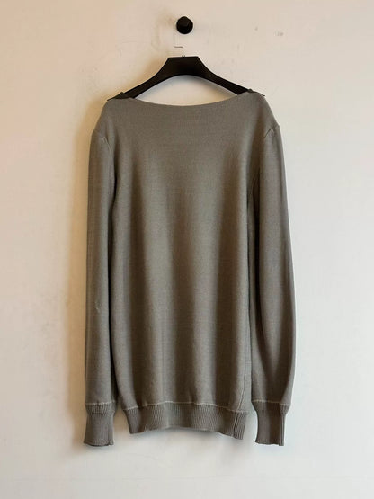 maison margiela knitted sweater with unique cut