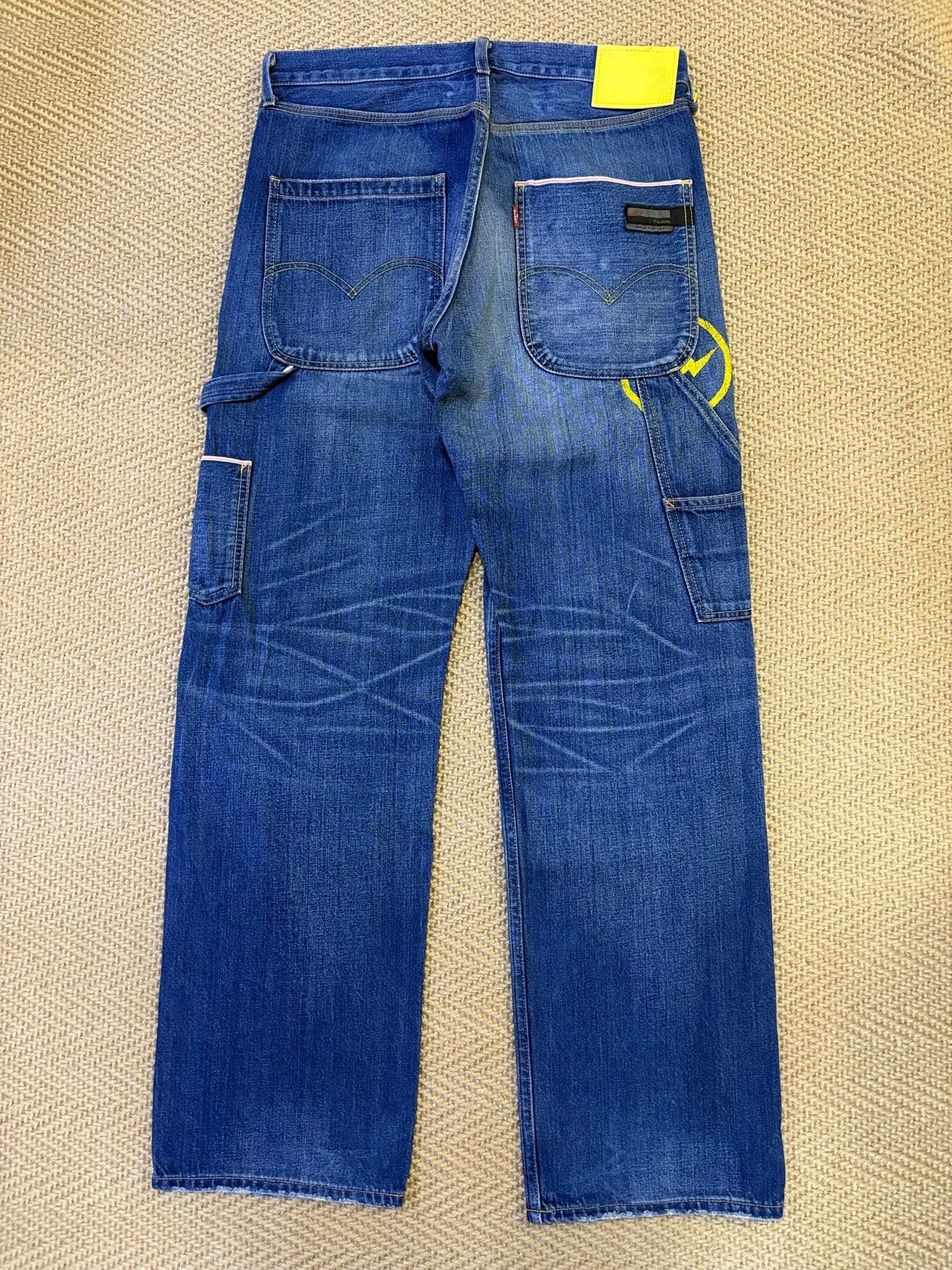 levis fenom workwear denim pants in blue