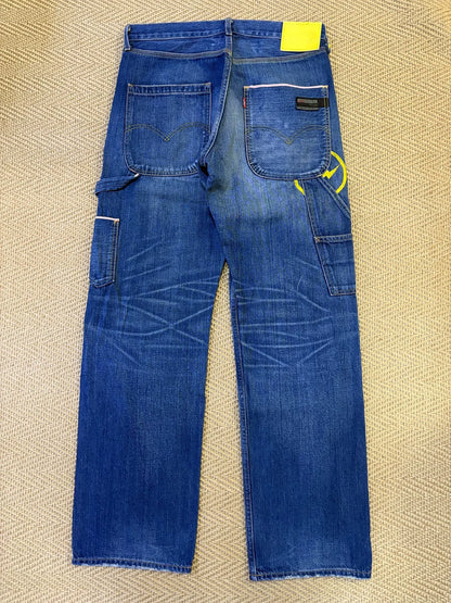 levis fenom workwear denim pants in blue