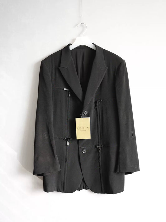 Yohji Yamamoto Zipper Deconstructed Jacket
