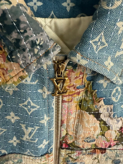 Louis Vuitton Floral Embroidered Denim Jacket
