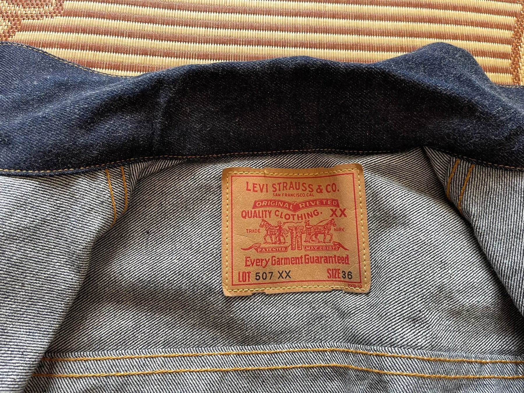 Levi's LVC 507xx 1953 Type 2 Jacket